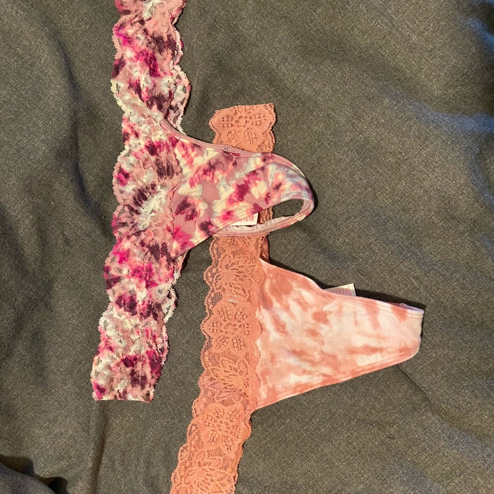 Victoria’s Secret PINK thong set.